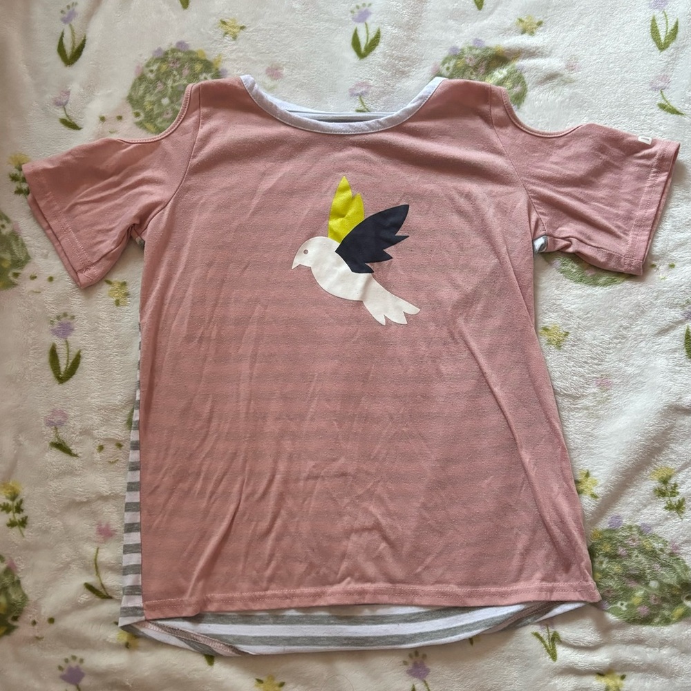 pink dkny pajama shirt